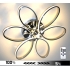 Srebrny plafon LED 80cm 3000K 63Watt - P149